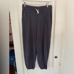 Carly Jean Los Angeles size large navy blue joggers